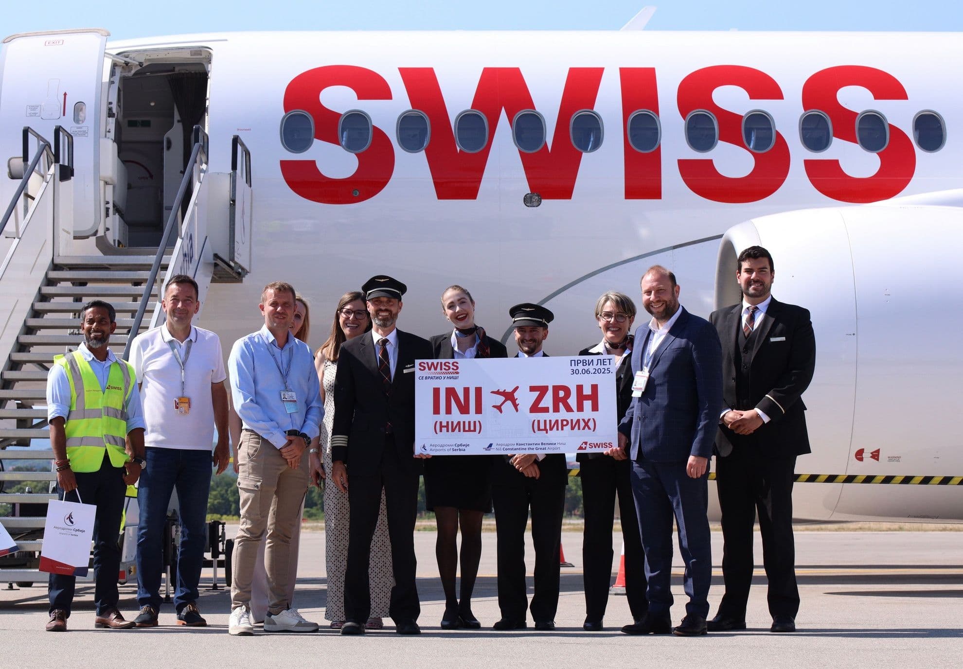 Swiss ponovo leti za Niš: Sa Konstantina Velikog dvaput nedeljno za Cirih